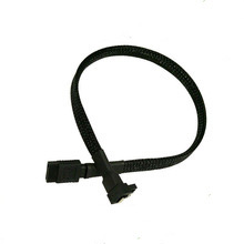 Sleeved Flat 7pin SATA Cable with Latch for HDD